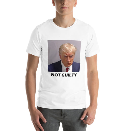 Donald Trump "Not Guilty" and "Not Finished" T-Shirt